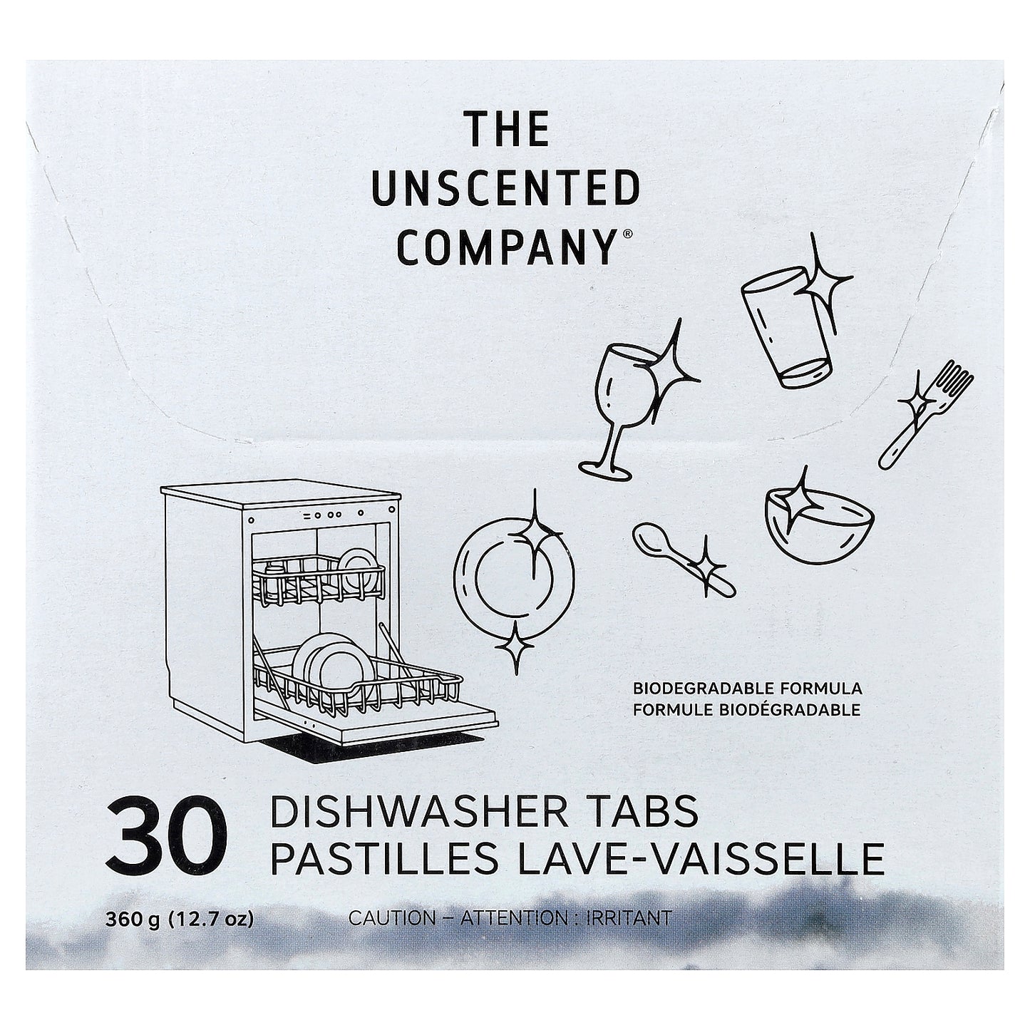 The Unscented Company, Dishwasher Tabs, 30 Tabs, 12.7 oz (360 g)