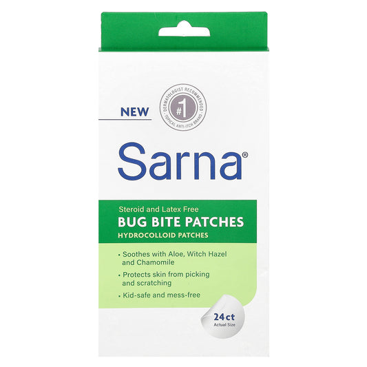 Sarna, Bug Bite Patches, 24 Count