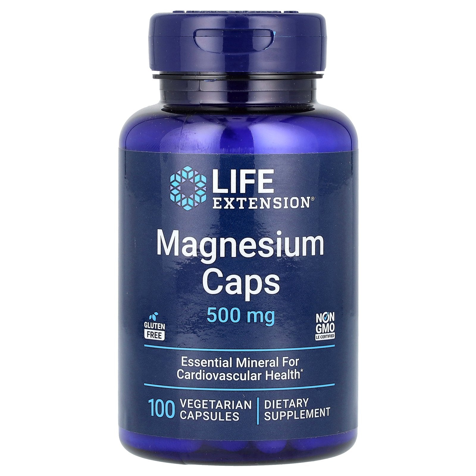 Life Extension, Magnesium Caps, 500 mg, 100 Vegetarian Capsules