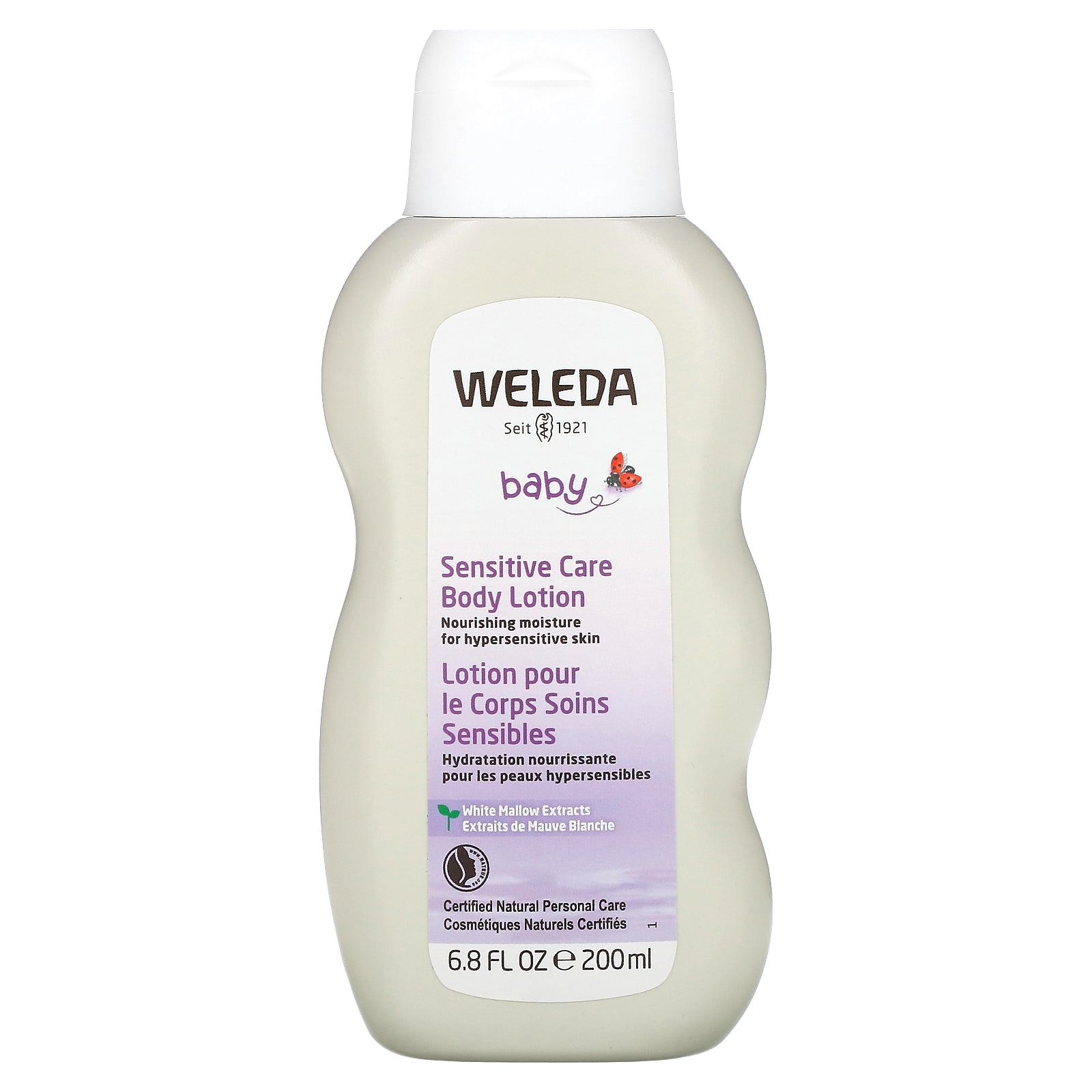 Weleda, Baby, Sensitive Care Body Lotion, White Mallow Extracts, 6.8 fl oz (200 ml)