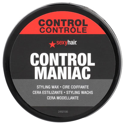 SexyHair, Style, Control Maniac, Styling Wax, 2.5 oz (70 g)