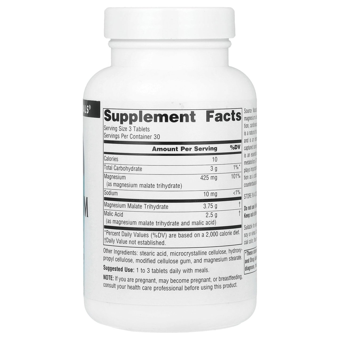 Source Naturals, Magnesium Malate, 90 Tablets