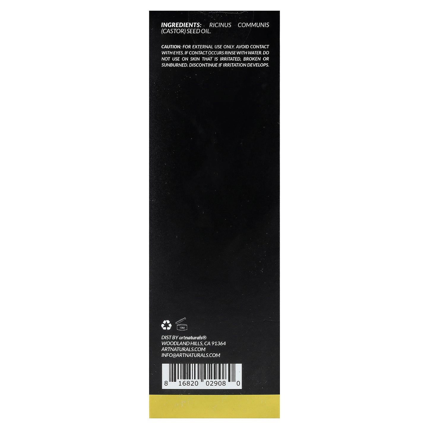 artnaturals, Pure Castor Oil, 16 fl oz (473 ml)