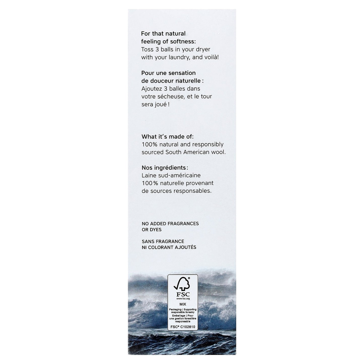 The Unscented Company, Dryer Balls, 3 Balls, 115 g (4.05 oz)