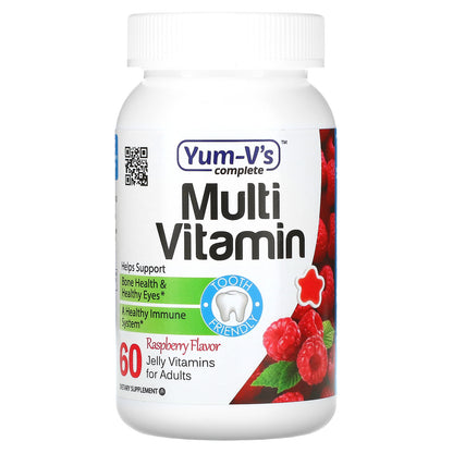 YumVs, Multi Vitamin for Adults, Raspberry, 60 Jelly Vitamins