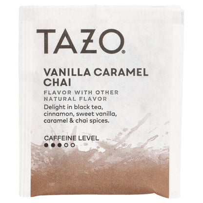 Tazo Teas, Black Tea, Vanilla Caramel Chai, 20 Tea Bags, 1.8 oz (50 g)