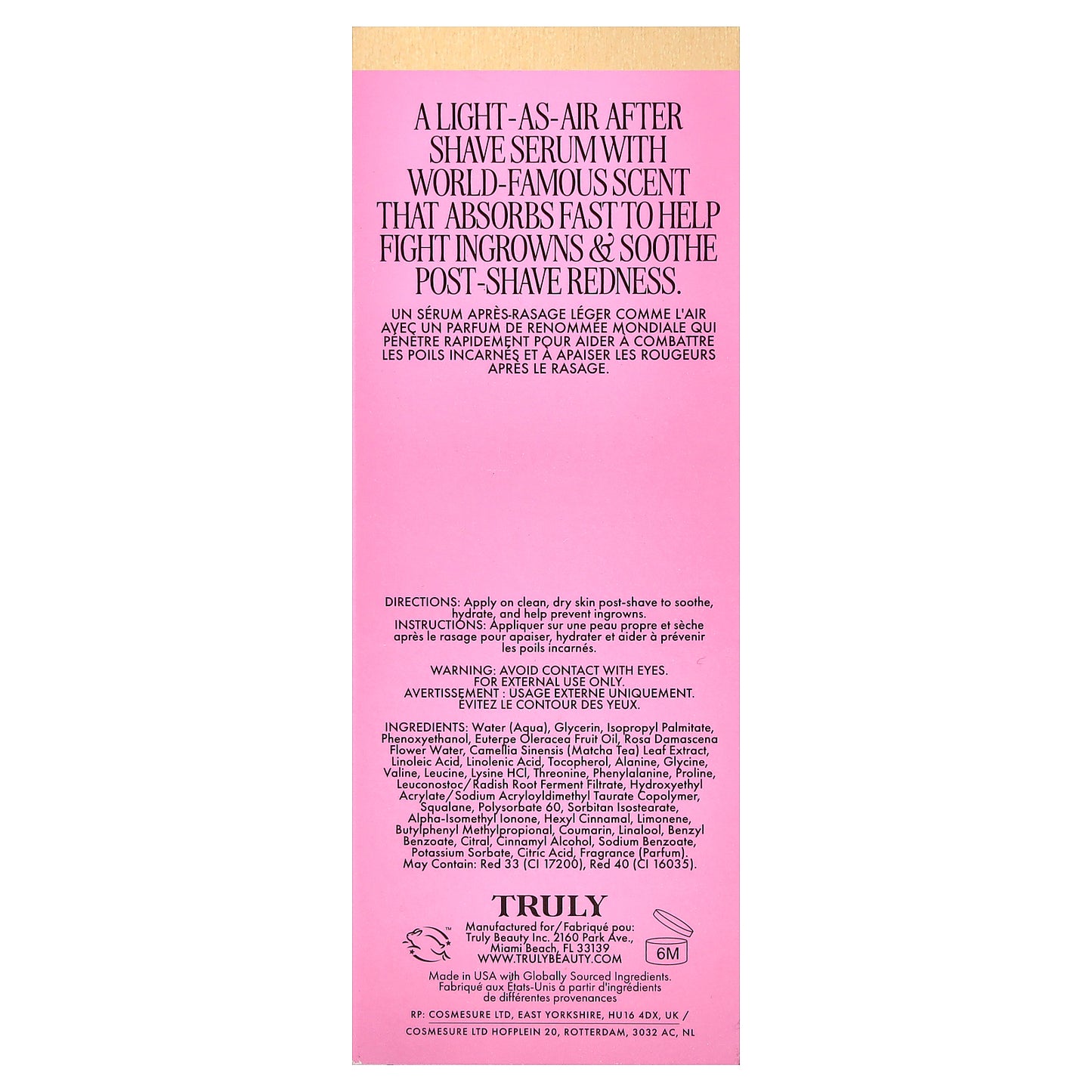 Truly Beauty, Unicorn Fruit After Shave Serum, 3.1 fl oz (90 ml)