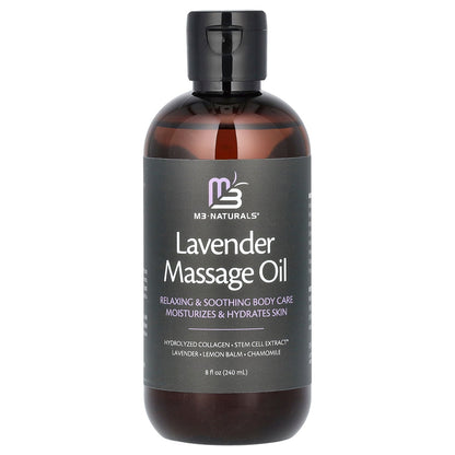 M3, Lavender Massage Oil, 8 fl oz (240 ml)