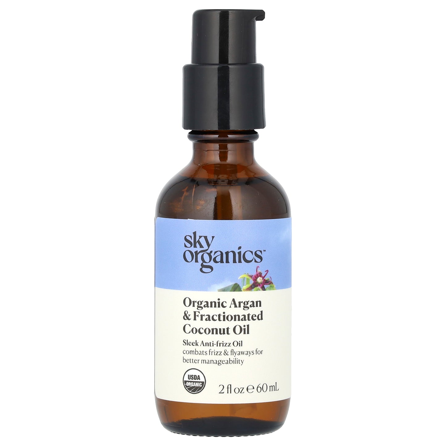 Sky Organics, Organic Argan & Fractionated Coconut Oil, 2 fl oz (60 ml)