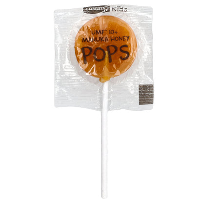 Comvita, Kids, Manuka Honey Soothing Lollipops, Ages 3 and Up, Lemon, Orange, Grape, 12 Pops, 2.84 oz (80.4 g)