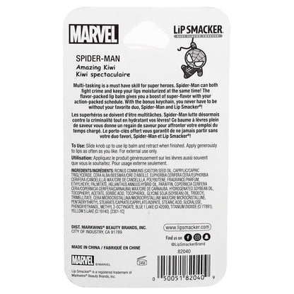 Lip Smacker, Lip Balm, Marvel Spiderman, Amazing Kiwi, 0.14 oz (4 g)