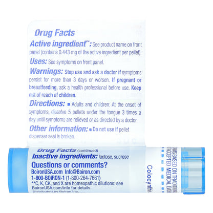 Boiron, Colocynthis 30C, Stomach Cramp Relief, Approx. 80 Pellets