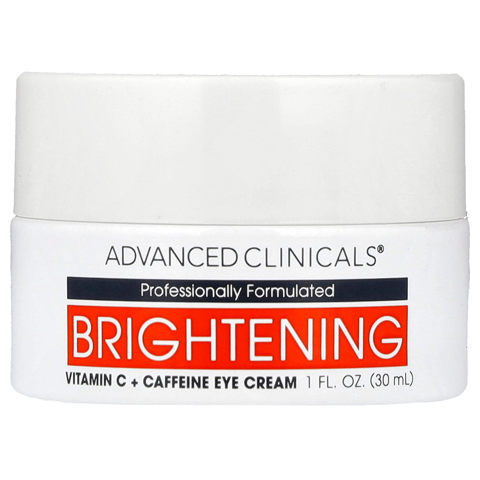 Advanced Clinicals, Brightening Vitamin C + Caffeine Eye Cream , 1 fl oz (30 ml)