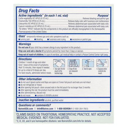 Boiron, Camilia Tummy, Liquid Doses, 1 Month +, 30 Doses, 0.34 fl oz (1ml) Each