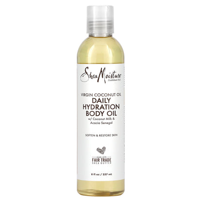 SheaMoisture, Virgin Coconut Oil, Daily Hydration Body Oil, 8 fl oz (237 ml)