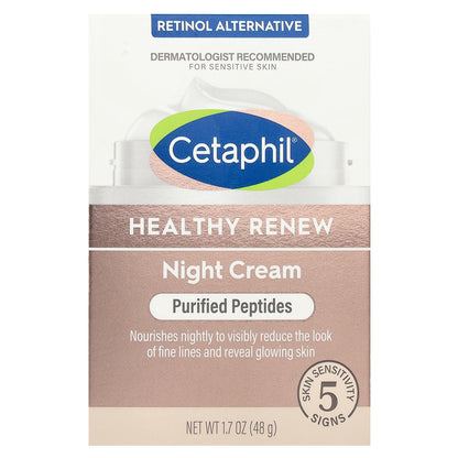 Cetaphil, Healthy Renew, Night Cream, Fragrance Free, 1.7 oz (48 g)