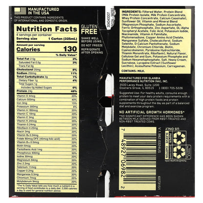 Optimum Nutrition, Gold Standard® Protein Shake, Strawberry, 4 Cartons, 11 fl oz (325 ml) Each