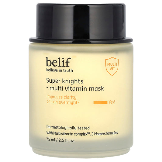 belif, Super Knights, Multivitamin Beauty Mask, 2.5 fl oz (75 ml)