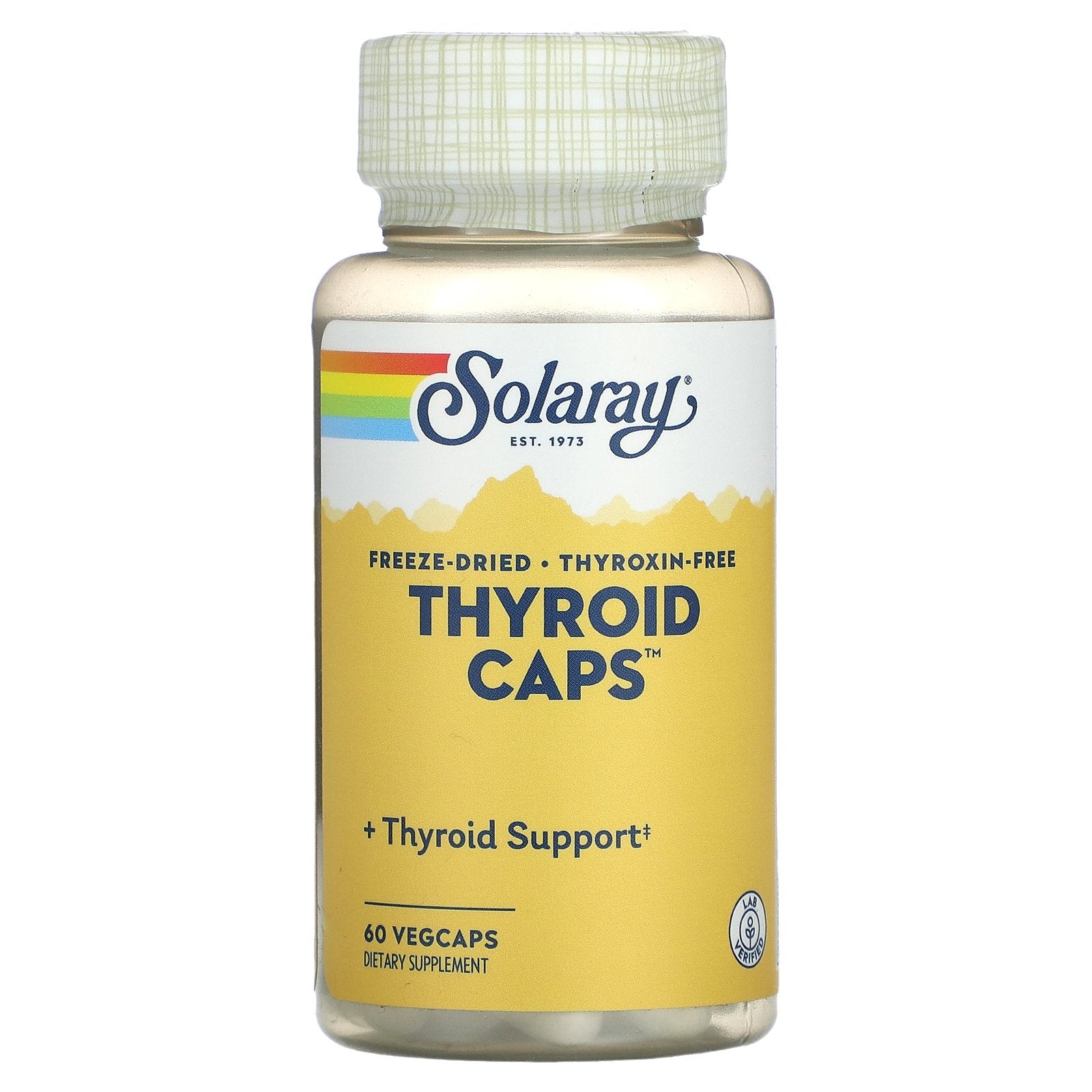 Solaray, Freeze Dried Thyroid Caps, 60 VegCaps