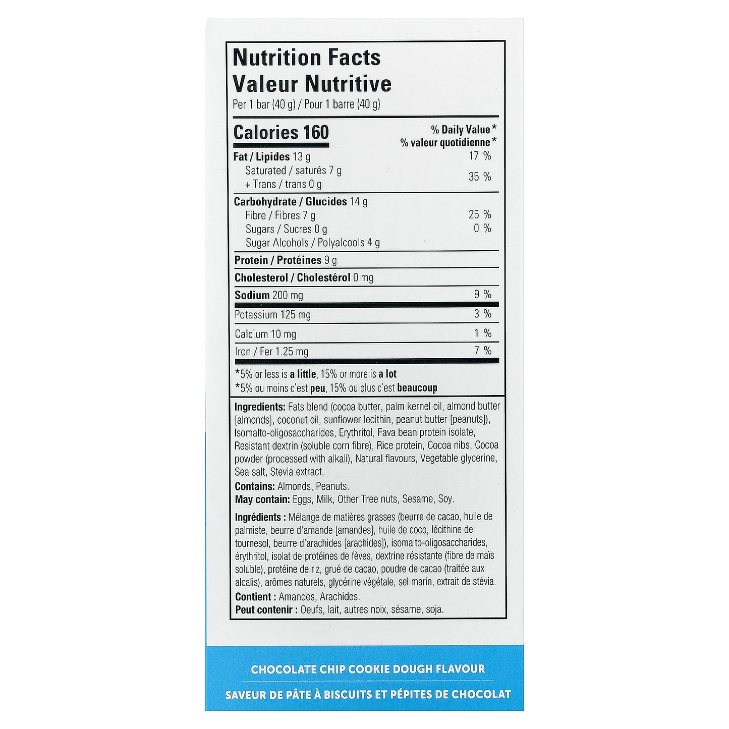 No Sugar Company, Keto Bars™, Chocolate Chip Cookie Dough, 12 Bars, 40 g Each