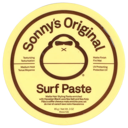 Sun Bum, Sonny's Original Surf Paste, Matte Hair Styling Paste, Medium Hold , 3 oz (85 g)