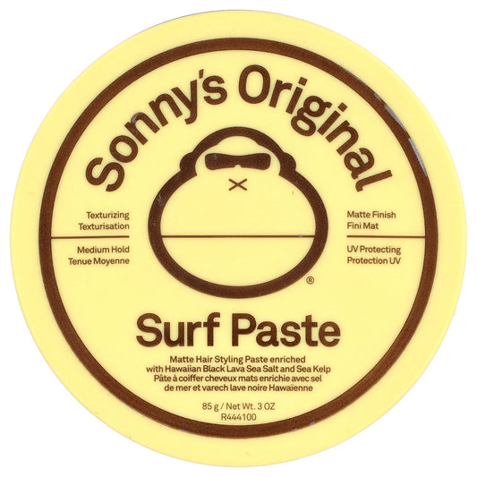Sun Bum, Sonny's Original Surf Paste, Matte Hair Styling Paste, Medium Hold , 3 oz (85 g)