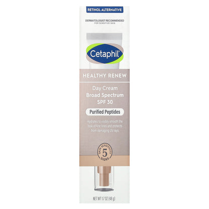 Cetaphil, Healthy Renew, Day Cream, SPF 30, Fragrance Free, 1.7 oz (48 g)