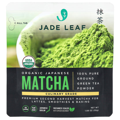 Jade Leaf Matcha, Organic Japanese Matcha, 1.06 oz (30 g)