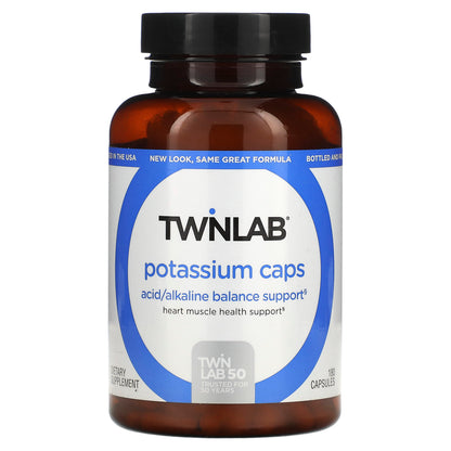 Twinlab, Potassium Caps, 180 Capsules