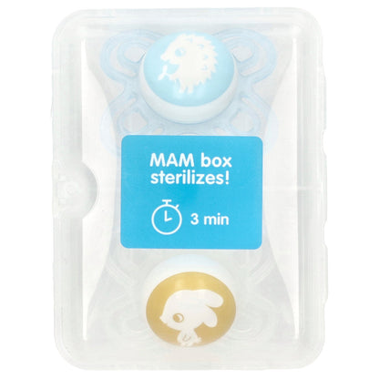 MAM, Perfect Pacifier, 0-3 Months, Boy, 2 Count