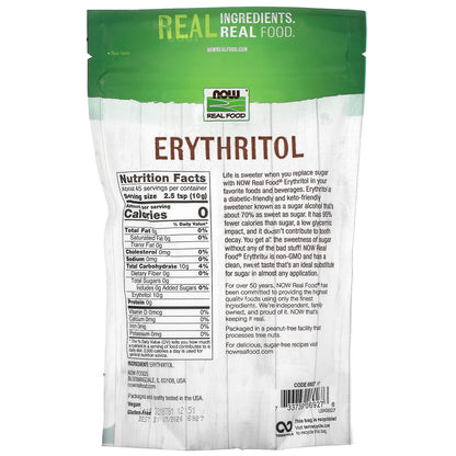 NOW Foods, Real Food, Erythritol, 1 lb (454 g)