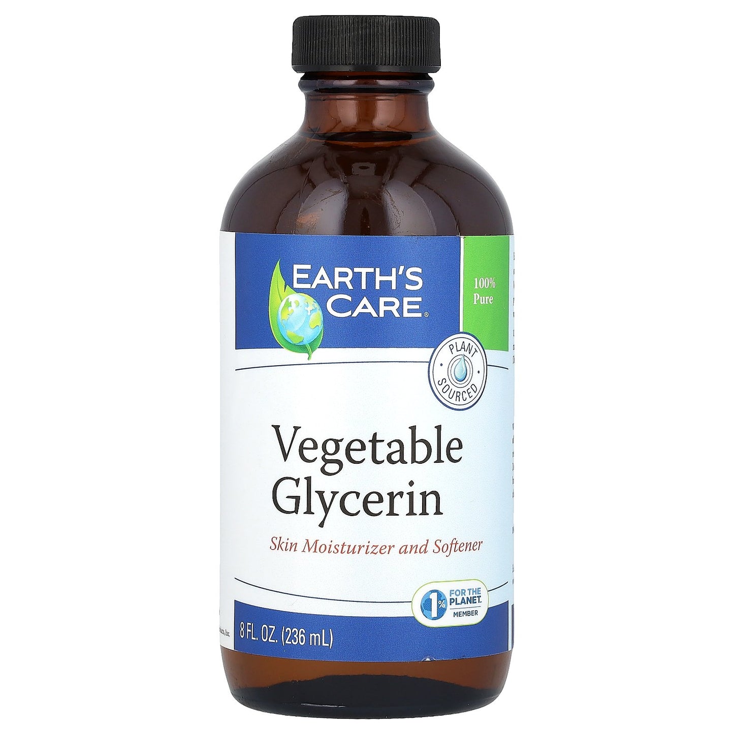 Earth's Care, 100% Pure Vegetable Glycerin, 8 fl oz (236 ml)