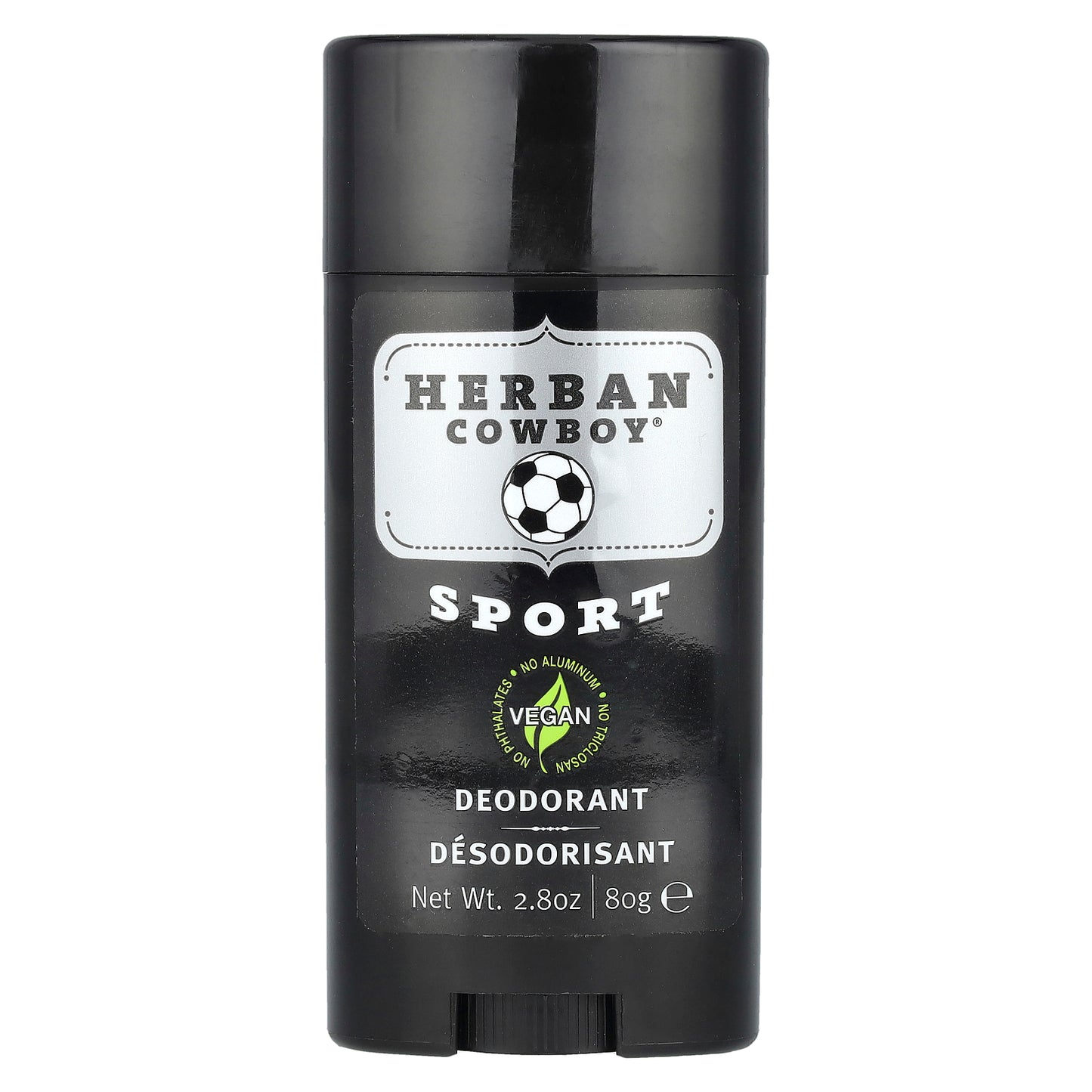 Herban Cowboy, Deodorant, Sport, 2.8 oz (80 g)