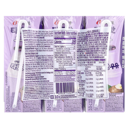 Binggrae, Flavored Milk Drink, Taro, 6 Cartons, 6.8 fl oz (200 ml) Each