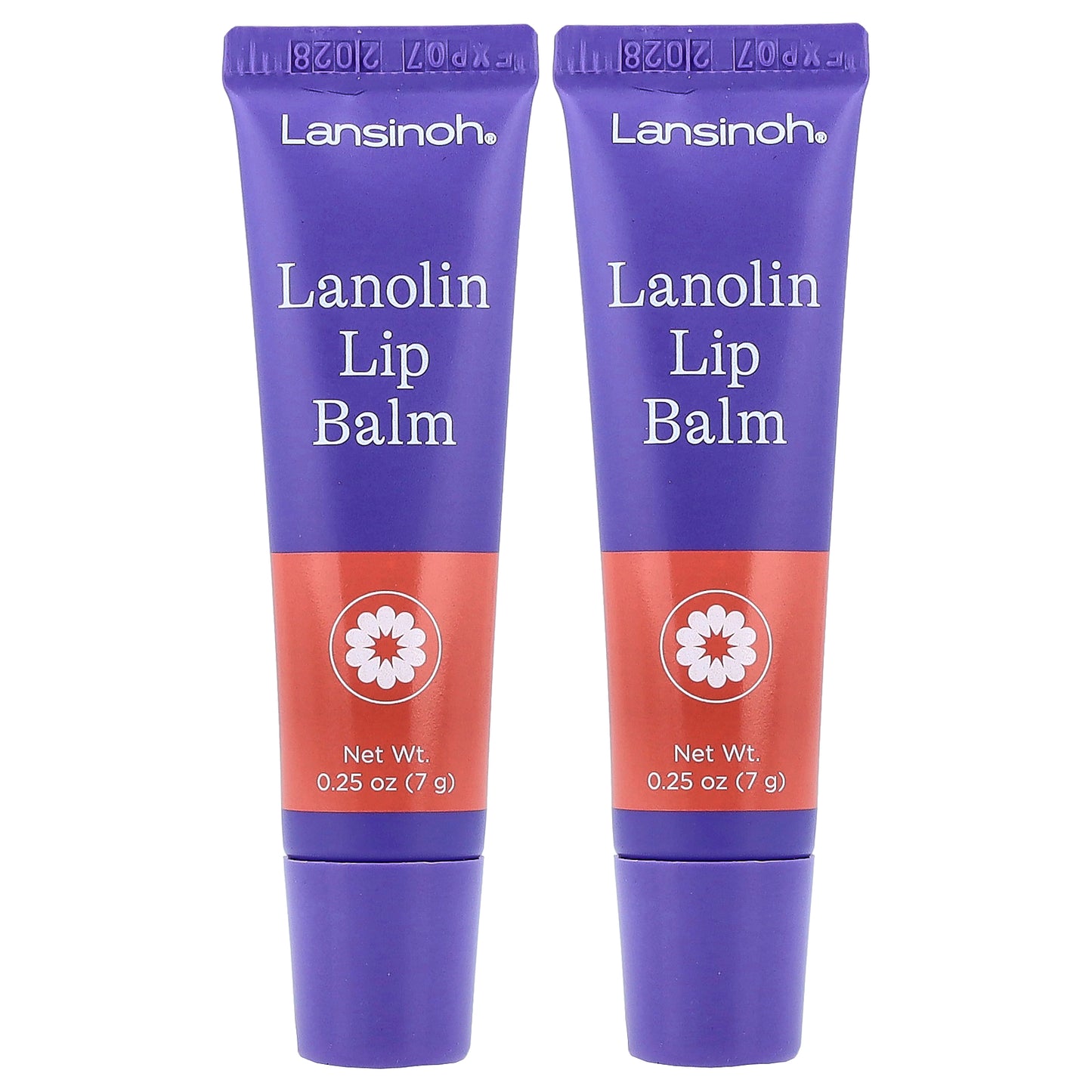 Lansinoh, Lanolin Lip Balm, 2 Pack, 0.25 oz (7 g) Each