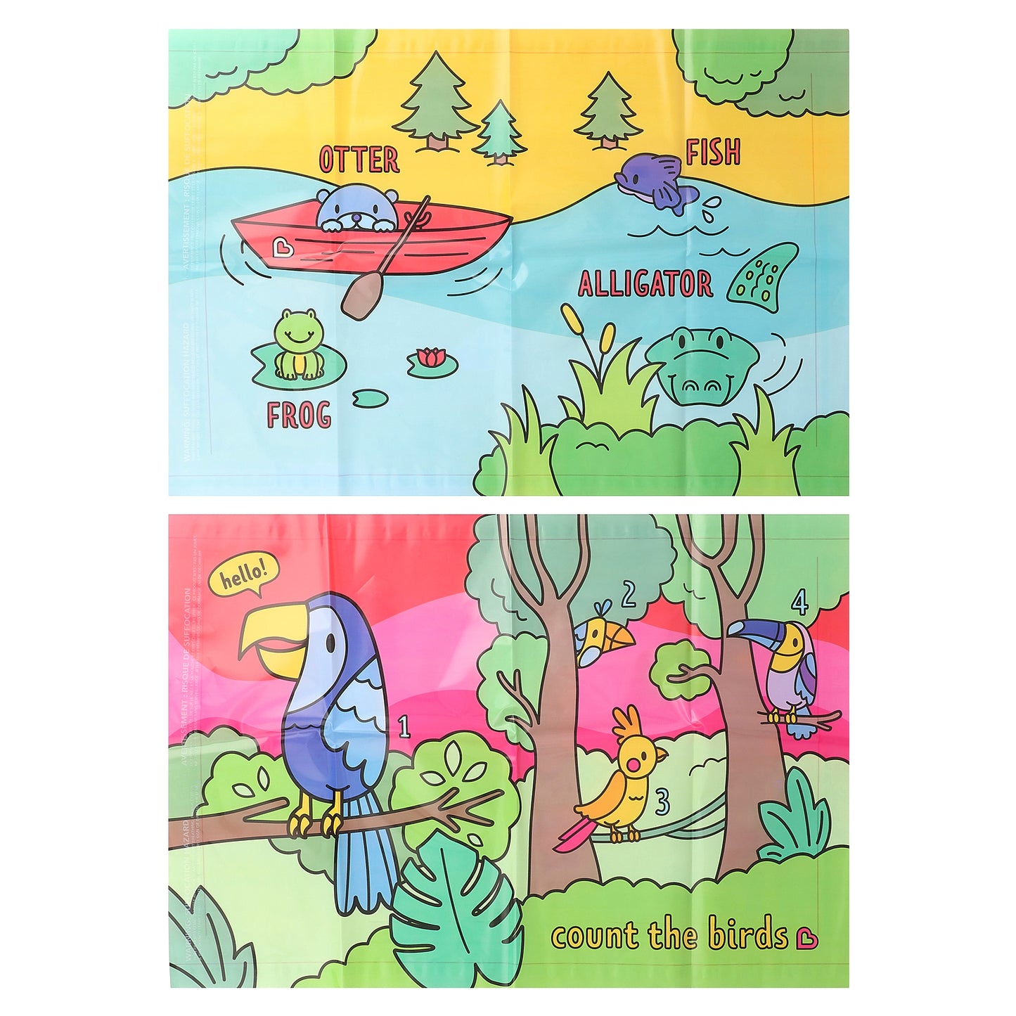 Munchkin, Story Mat™, Disposable Placemats, 4 Months+, 18 Count