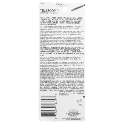 L'Oréal, Telescopic® Carbon Black Mascara, 935 Carbon Black, 0.27 fl oz (8 ml)