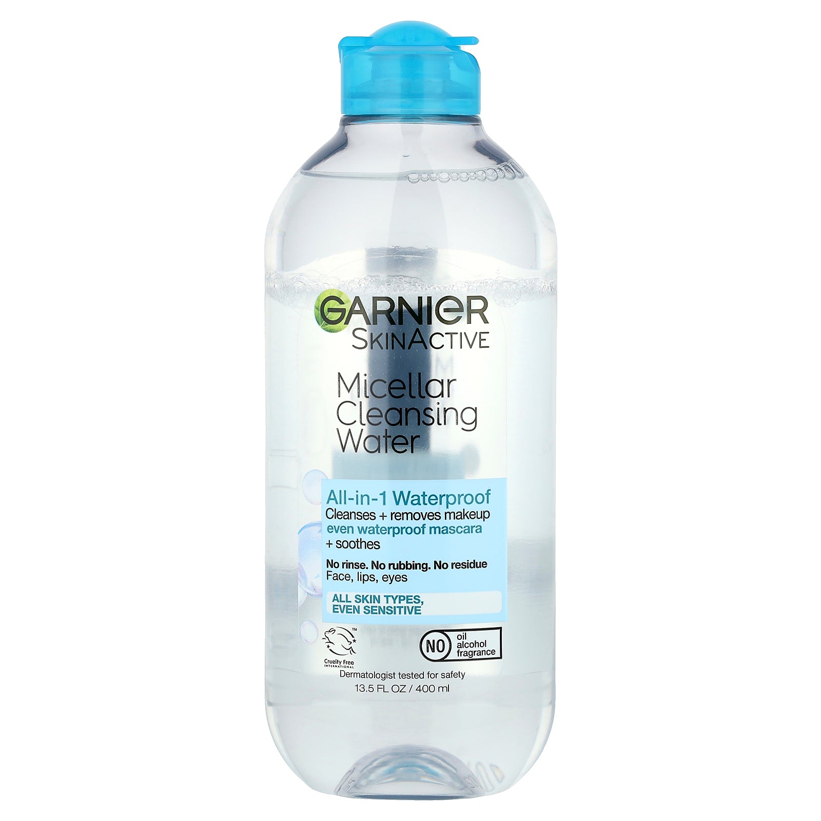 Garnier, SkinActive, Micellar Cleansing Water, All Skin Types, Even Sensitive, 13.5 fl oz (400 ml)