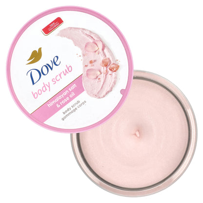 Dove, Body Scrub, Himalayan Salt & Rose Oil, 10.5 oz (298 g)