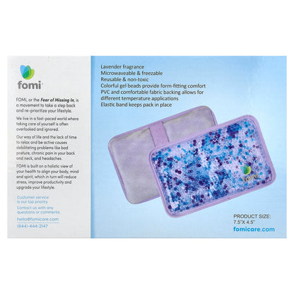 FOMI, Therapeutic Beads, Medium Pack, Lavender, 2 Pack