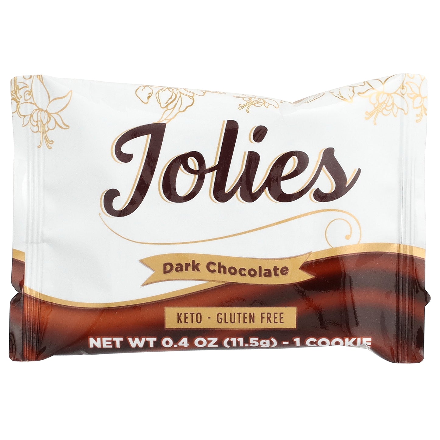 ChocZero, Premium Cookies, Jolies, Dark Chocolate, 20 Packs, 0.4 oz (11.5 g) Each