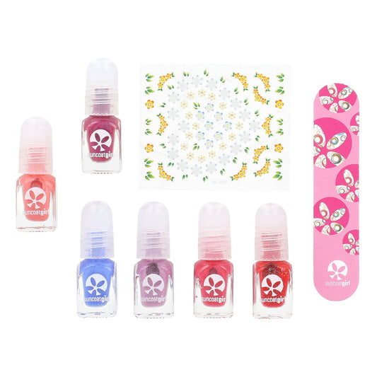 SuncoatGirl, Water-Based Nail Polish, Mini Mani Kit, 8 Piece Kit