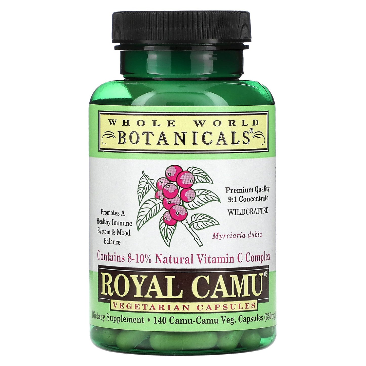 Whole World Botanicals, Royal Camu, 700 mg, 140 Veg Capsules (350 mg per Capsule)