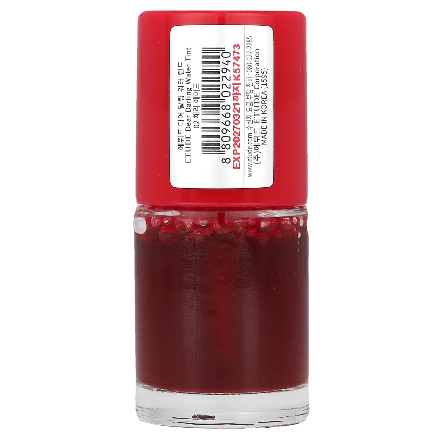 ETUDE, Dear Darling, Water Tint, Cherry Ade, 9 g