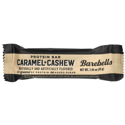 Barebells, Protein Bar, Caramel Cashew, 12 Bars, 1.94 oz (55 g) Each