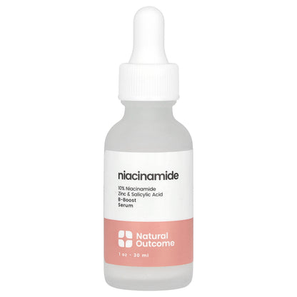 Natural Outcome, Niacinamide, B-Boost Serum, Fragrance Free, 1 oz (30 ml)