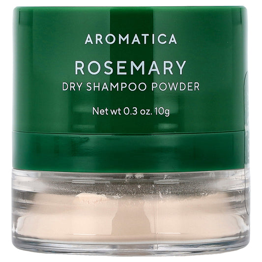 Aromatica, Dry Shampoo Powder, Rosemary, 0.3 oz (10 g)
