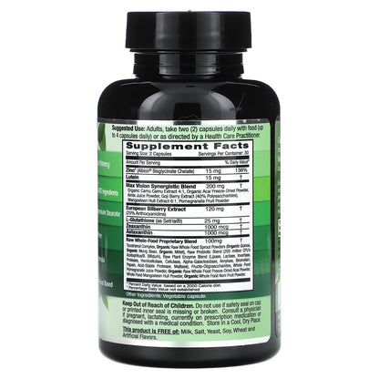 Emerald Laboratories, Vision Health, 60 Vegetable Caps