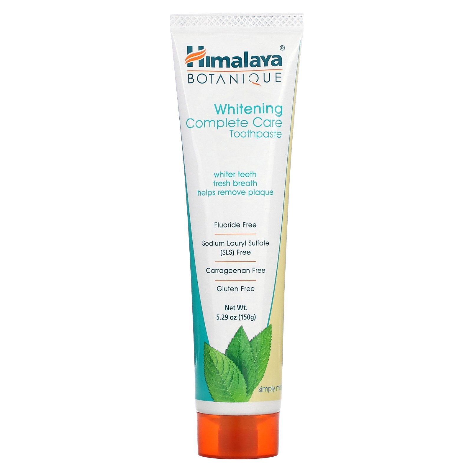 Himalaya, Botanique, Whitening Complete Care Toothpaste, Simply Mint, 5.29 oz (150 g)