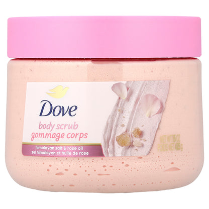 Dove, Body Scrub, Himalayan Salt & Rose Oil, 15 oz (425 g)